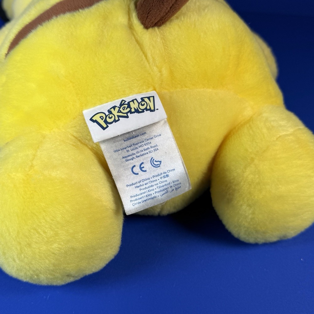 Pokemon Pikachu Build A Bear Workshop Plush Stuffed Toy 18" 2021 - Picture 4 of 5